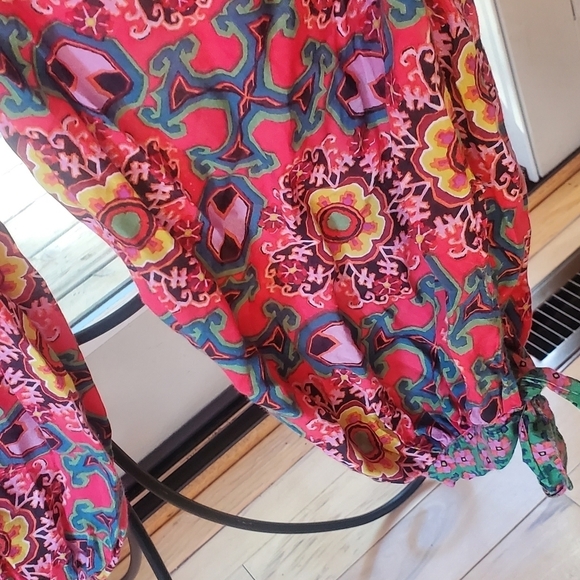 Anthropologie Joanie Boho Harem Colorful Sz. XS Pants Made in India - Picture 4 of 13